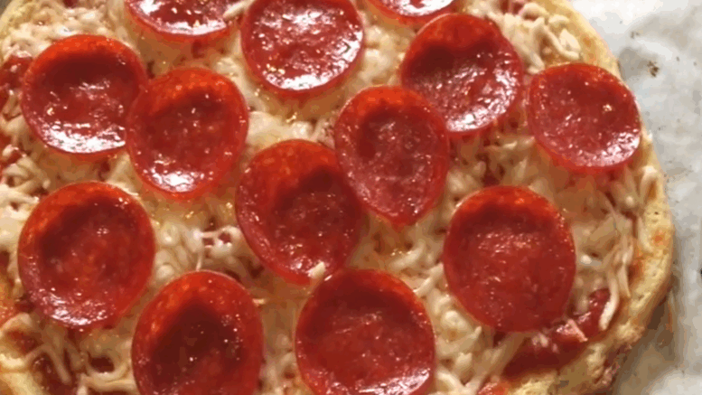 4 ingredient keto pizza crust