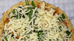 Almond cauliflower pizza crust