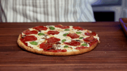 Almond flour keto pizza base