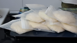 Frozen pizza crust dough