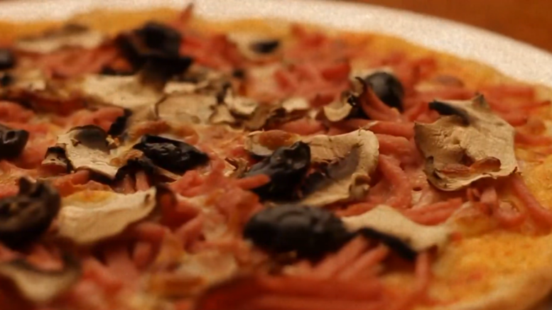 Gourmet pizza ingredients