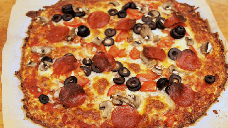 Healthiest cauliflower pizza crust
