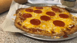 Low carb pizza bread